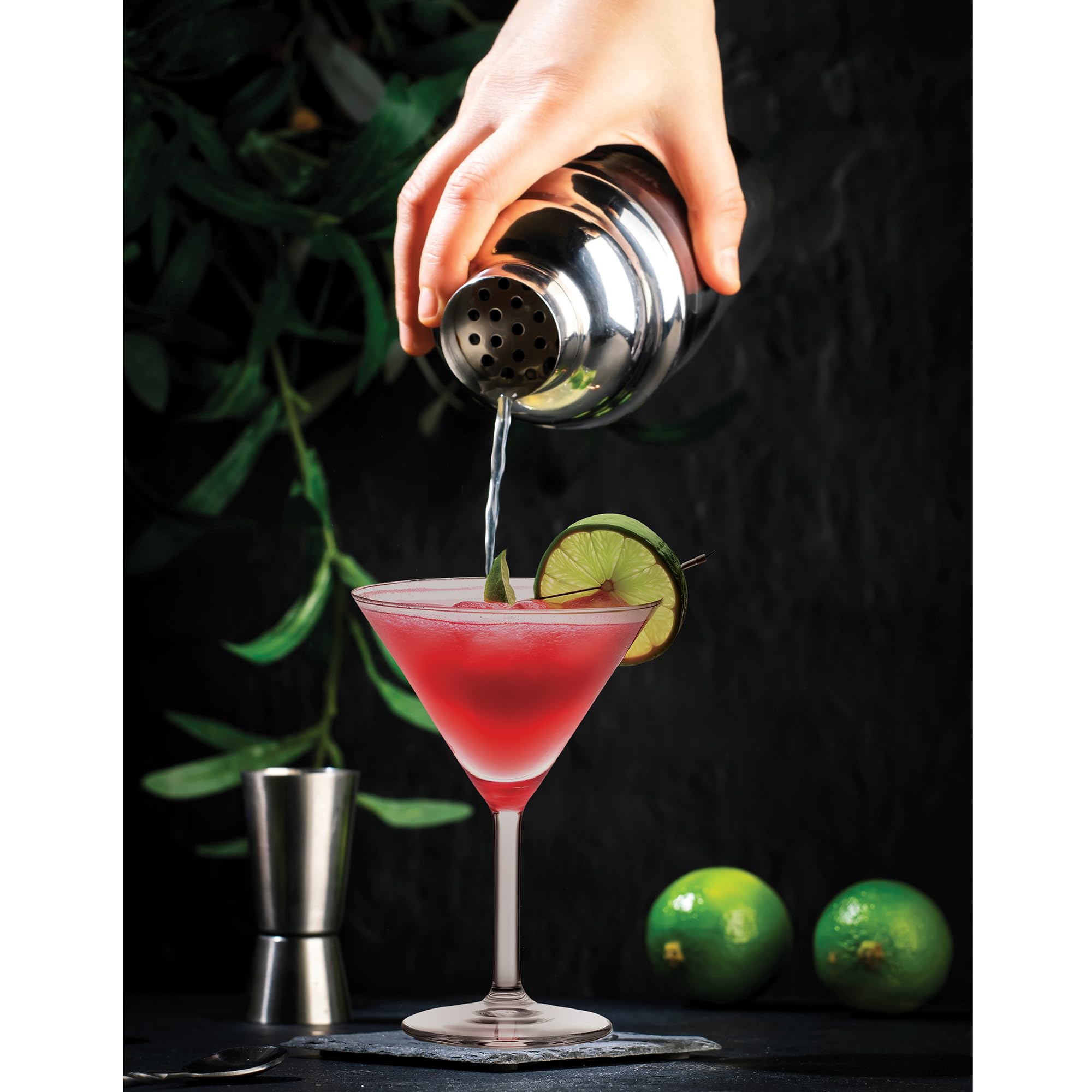 HIC Bar Cocktail Shaker, 18/8 Stainless Steel, Mirror Finish, 3-Piece Set, Holds 18-Ounces - Image 6