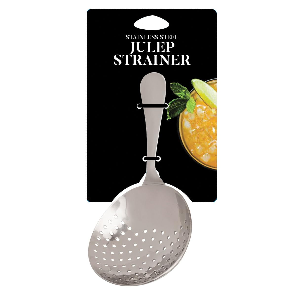 HIC Kitchen Bar Julep Bar Strainer, 18/8 Stainless Steel - Image 6