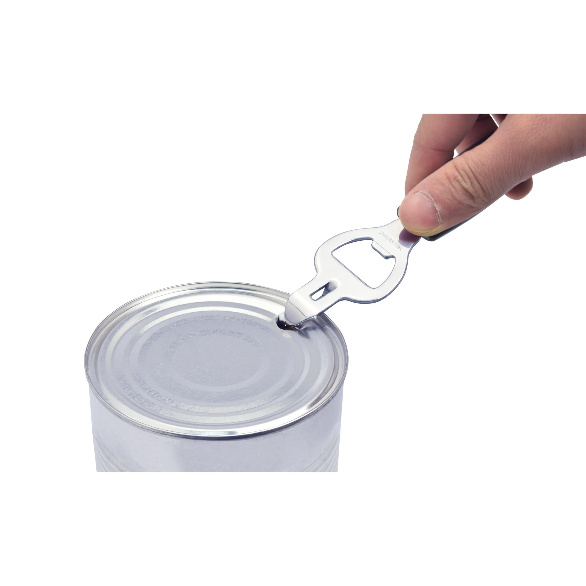 HIC Kitchen Bar Tool, Bottle Opener, Can Punch and Citrus Peeler, Japanese Stainless Steel, BPA Free - Image 8