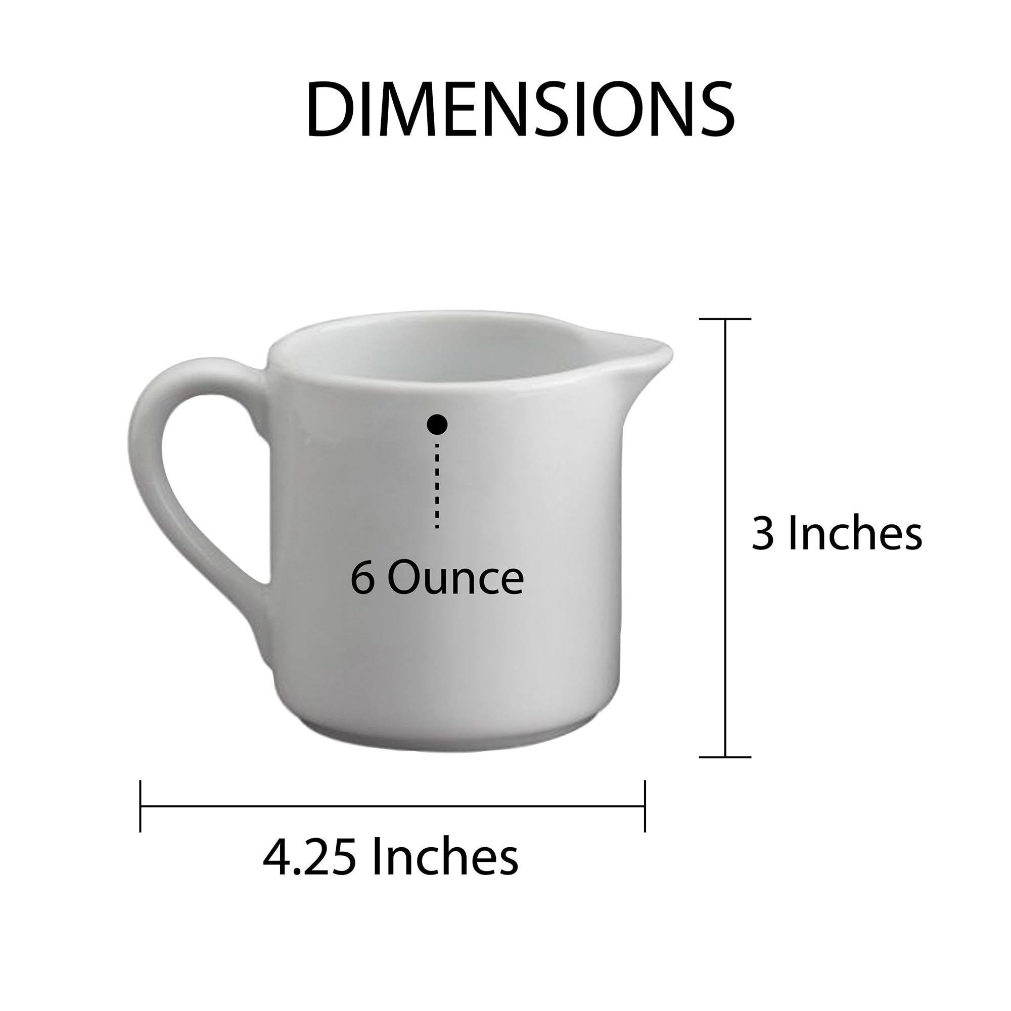 HIC Kitchen Contemporary Creamer And Sugar Bowl With Lid Set, Fine Porcelain, For Serving Sugar, Milk, Cream, Syrup, And Sauces, 3-Piece Set - Image 5