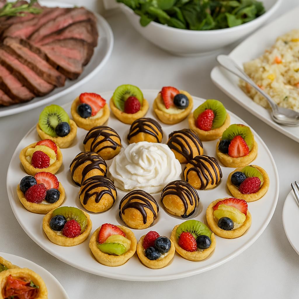 HIC Kitchen Deviled Egg Dish, Fine White Porcelain, 13.25-Inch - Image 5