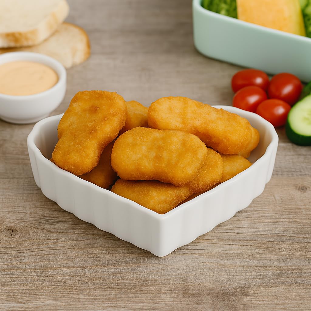 HIC Kitchen Heart Creme Brulee Set, Fine Porcelain, 5 x 1-inch, Set of 6 - Image 5