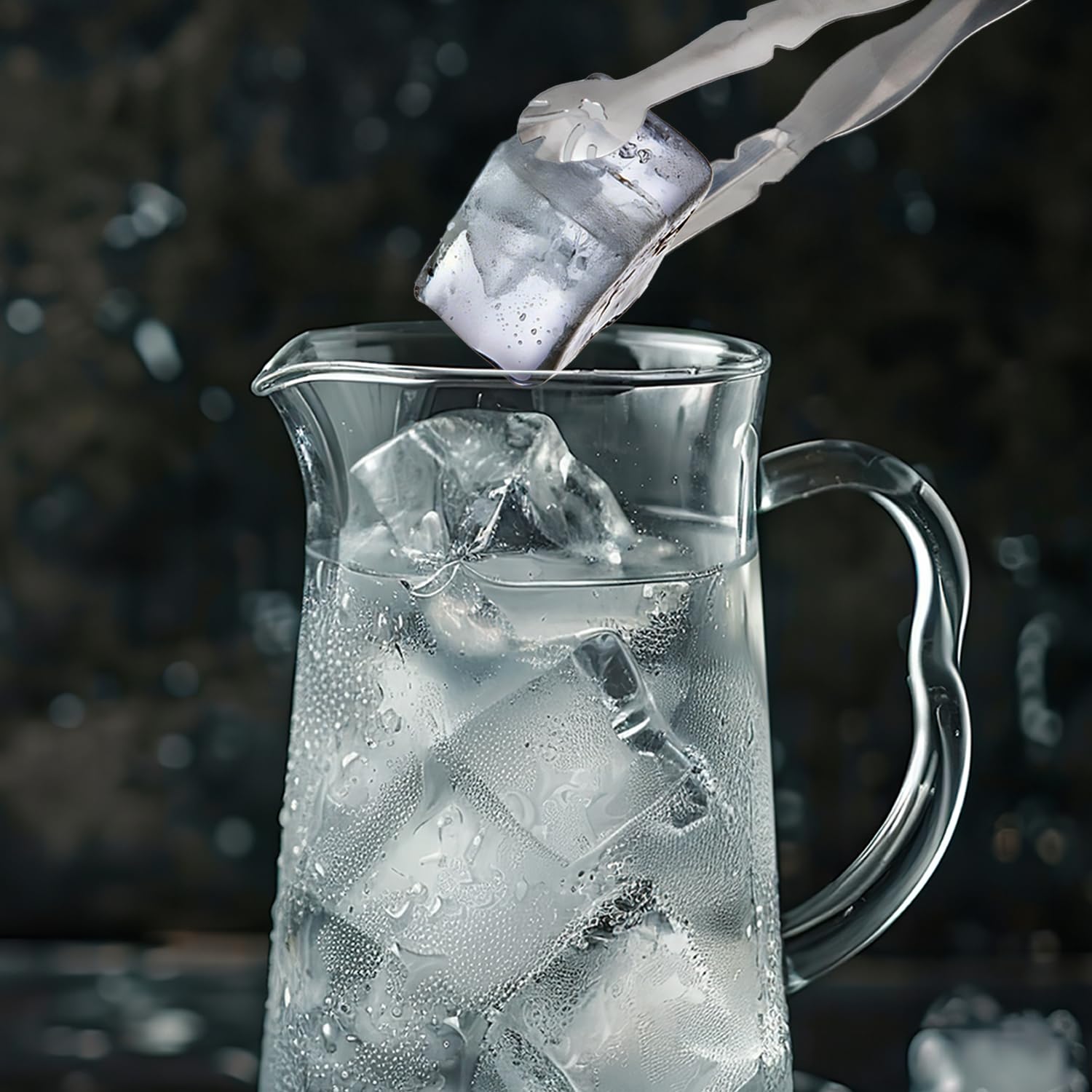 HIC Kitchen Ice Tong, Stainless Steel, Notched Handle for Use with Ice Buckets, 7.25-Inch, Set of 2 - Image 3