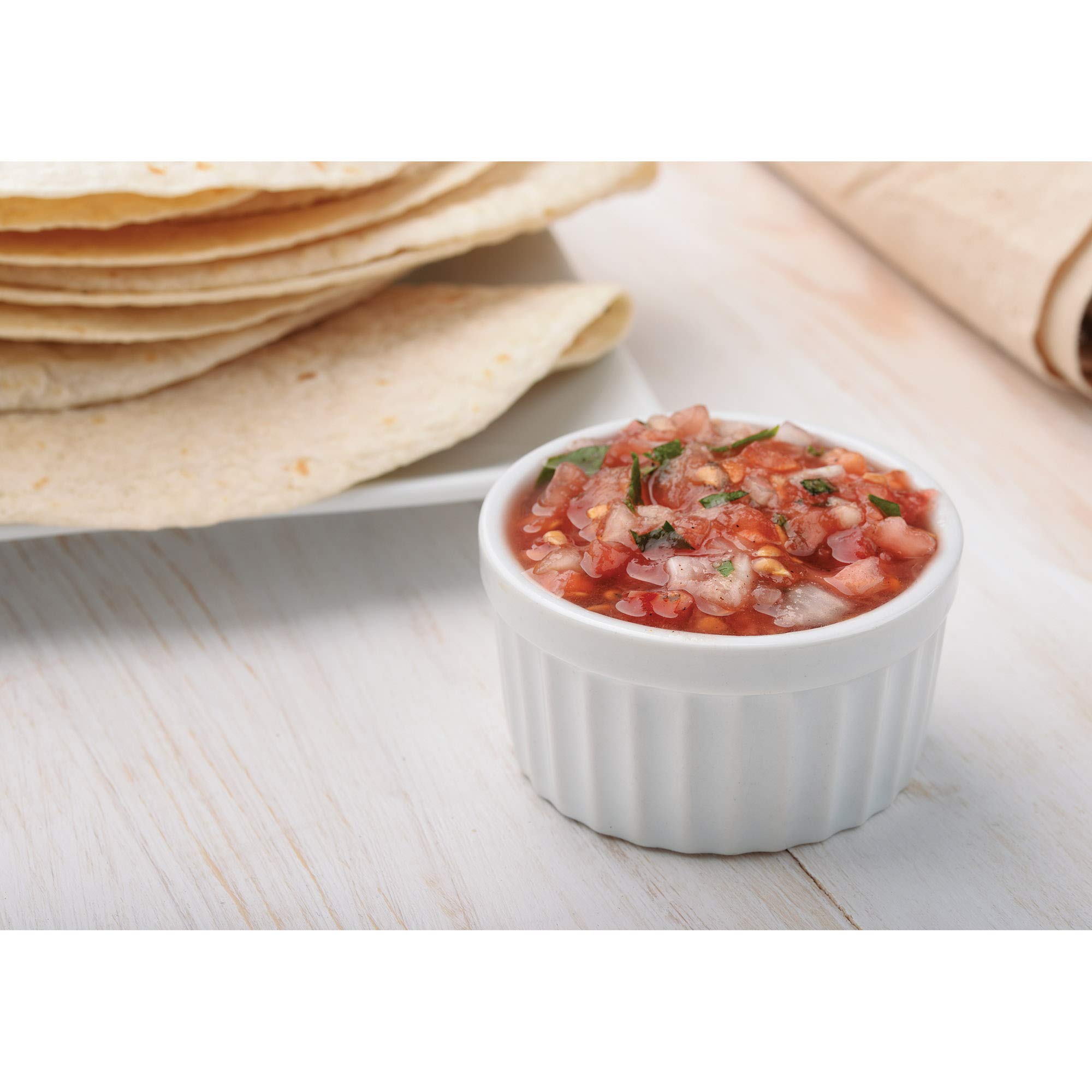 HIC Kitchen Mini Butter Crock Ramekin, Fine Porcelain, For Serving Butter, Condiments, Toppings, 1-Ounce Capacity, Set of 6 - Image 6