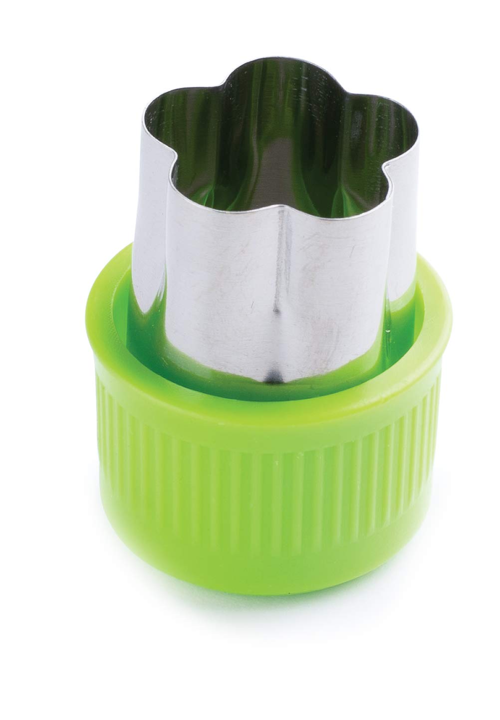 HIC Kitchen Mini Fruit and Vegetable Cutter Garnishing Set, Stainless Steel Safety Blades, 9-Piece Set - Image 4