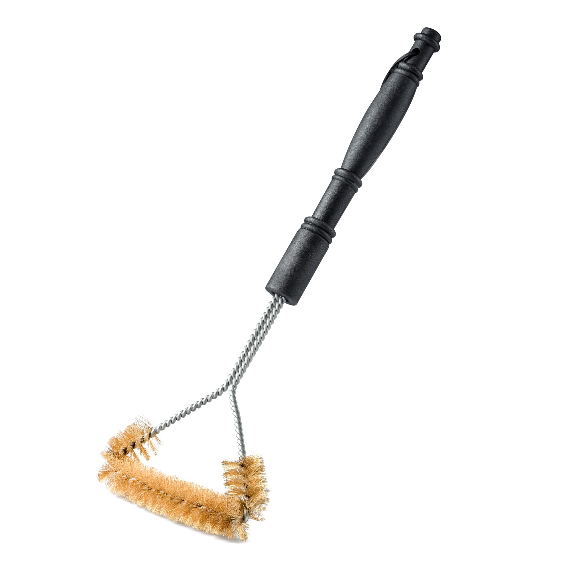 HIC Kitchen Roasting 3-Sided Grill Cleaning Brush with Non-Scratch Brass Bristles, 16.5-Inches Long - Image 4