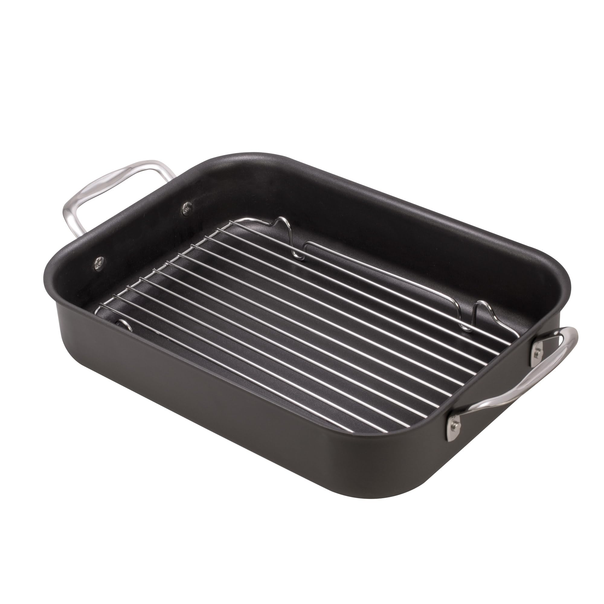 HIC Kitchen Roasting Baking Broiler Rack, Chrome-Plated Steel, Holds Smaller Food Securely, 12 x 7.75 x 1.5-Inches - Image 6