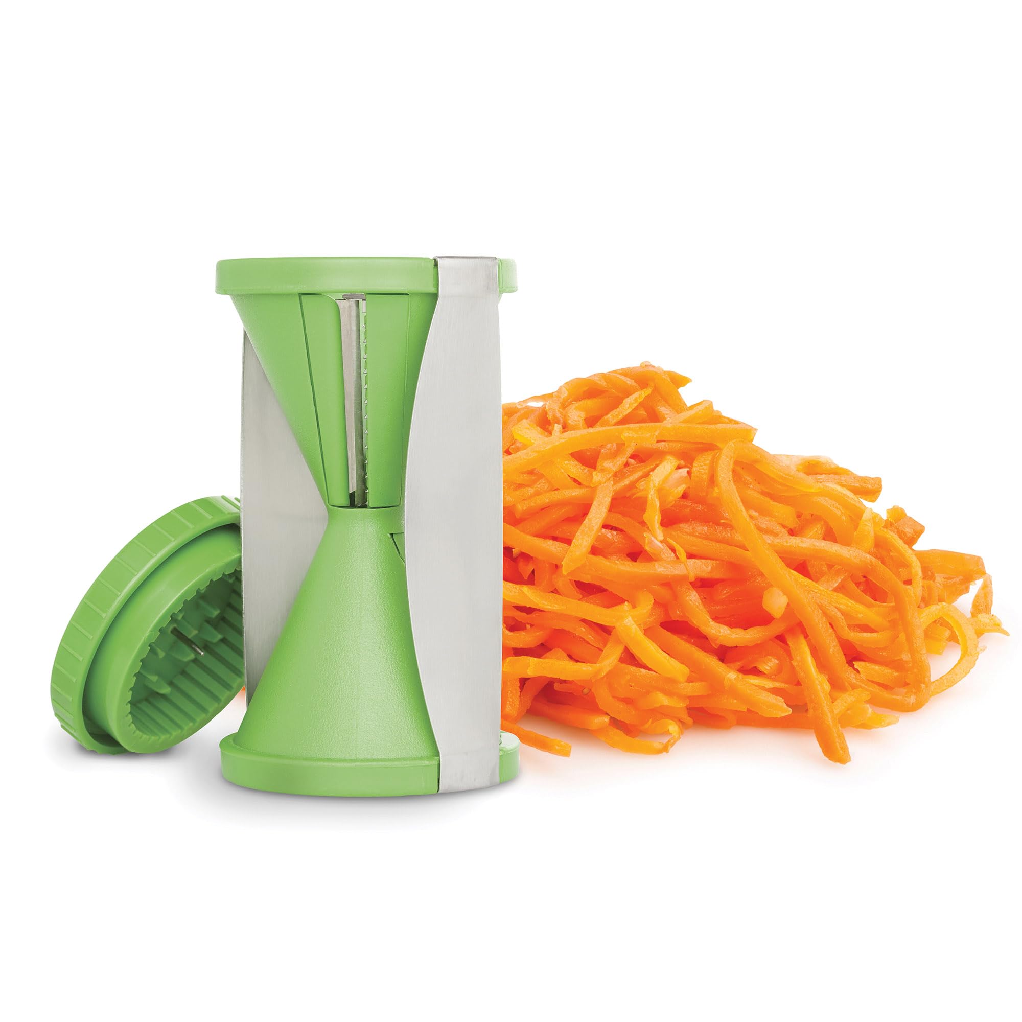 HIC Kitchen Spiral Vegetable Slicer, 18/8 Stainless Steel Blades, Set of 2 - Image 5