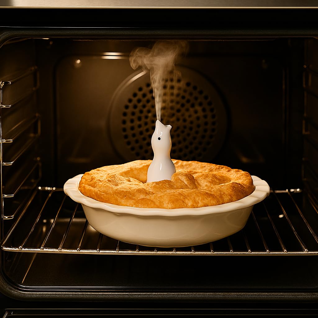 Mrs. Anderson’s Baking Pie Birds, Fine White Porcelain, Set of 2 - Image 4