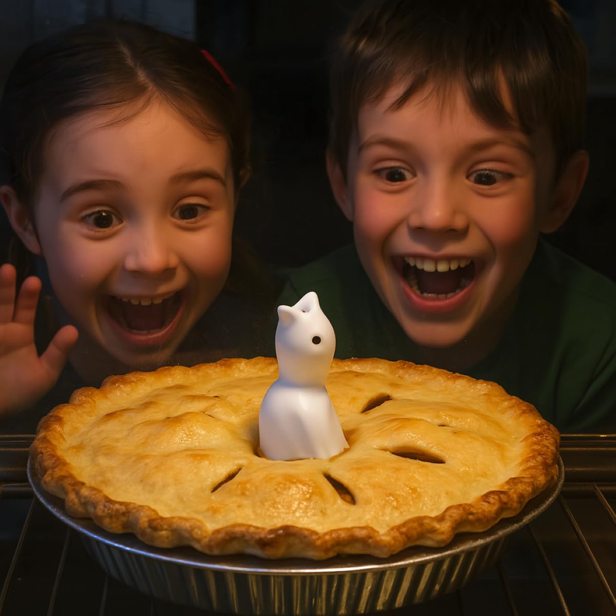 Mrs. Anderson’s Baking Pie Birds, Fine White Porcelain, Set of 2 - Image 6